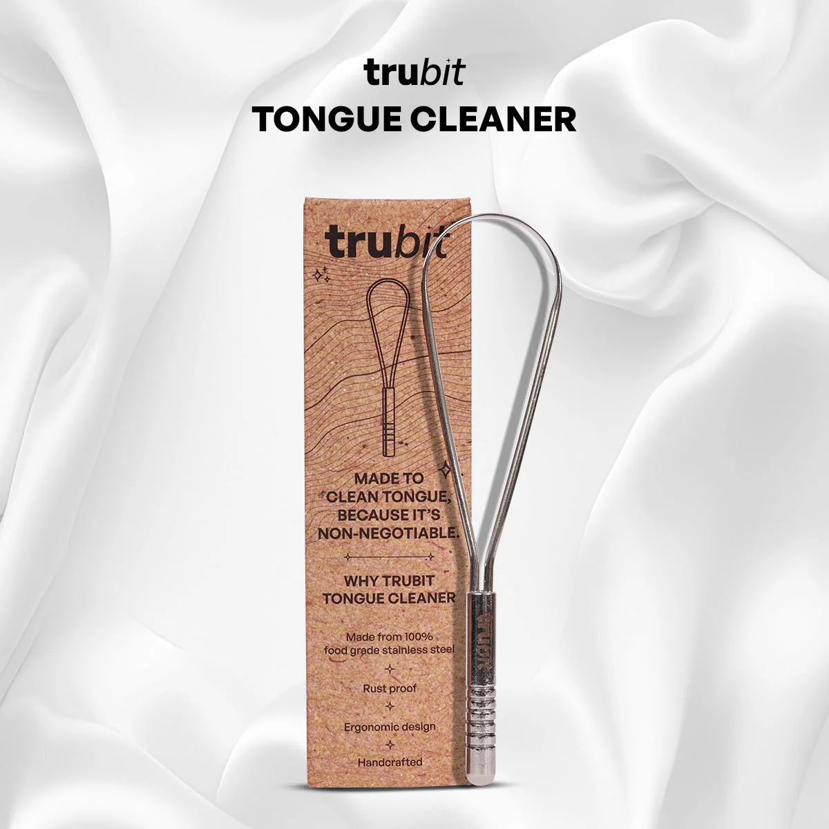 Stainless Steel Tongue Cleaner | Oral Hygiene Tool - Image 2