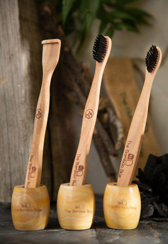 Tongue Cleaner | Neem Wood Anti Bacterial Tongue Scrapper - Image 4