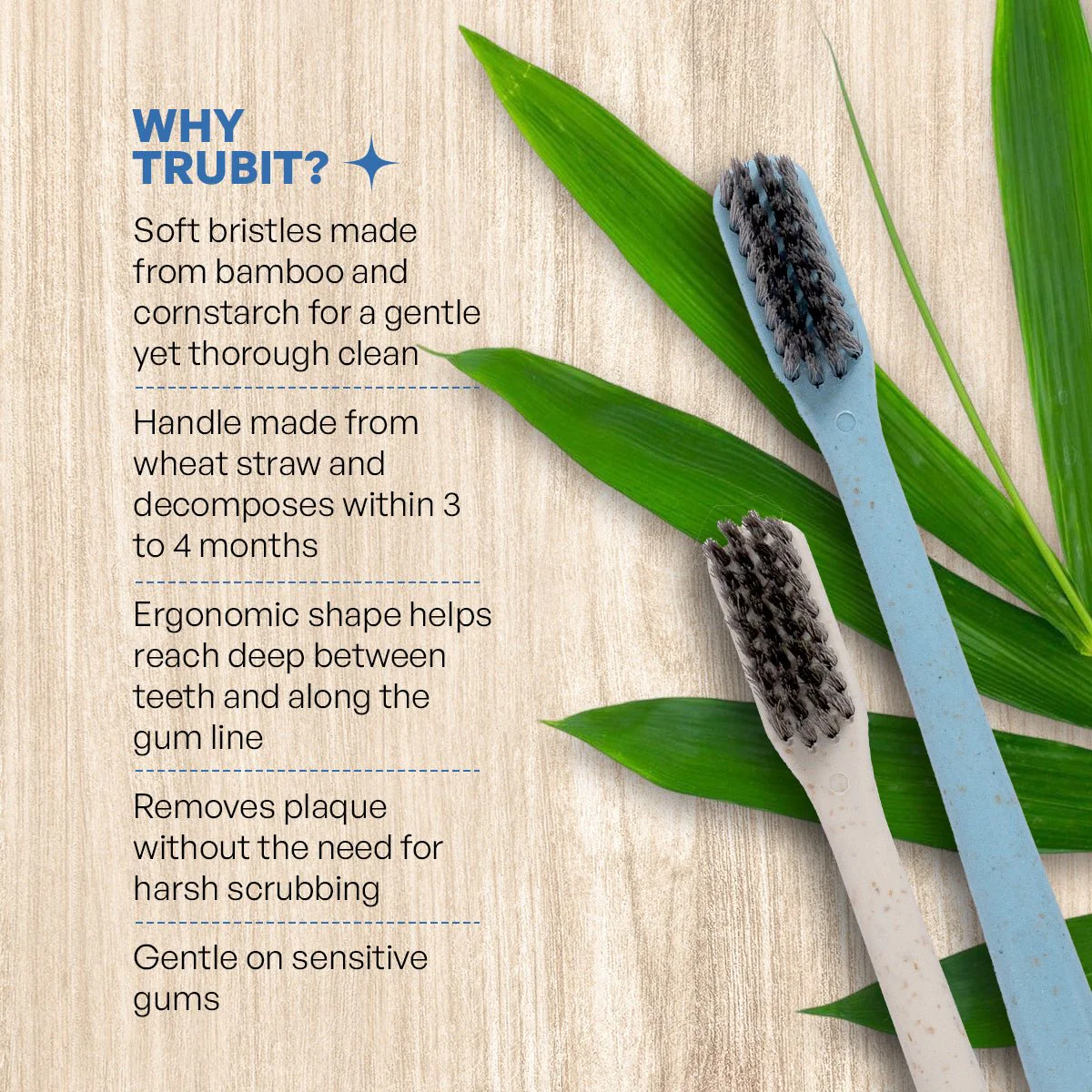 Wheat Straw Toothbrush – Eco-Friendly & Biodegradable Brush - Image 4
