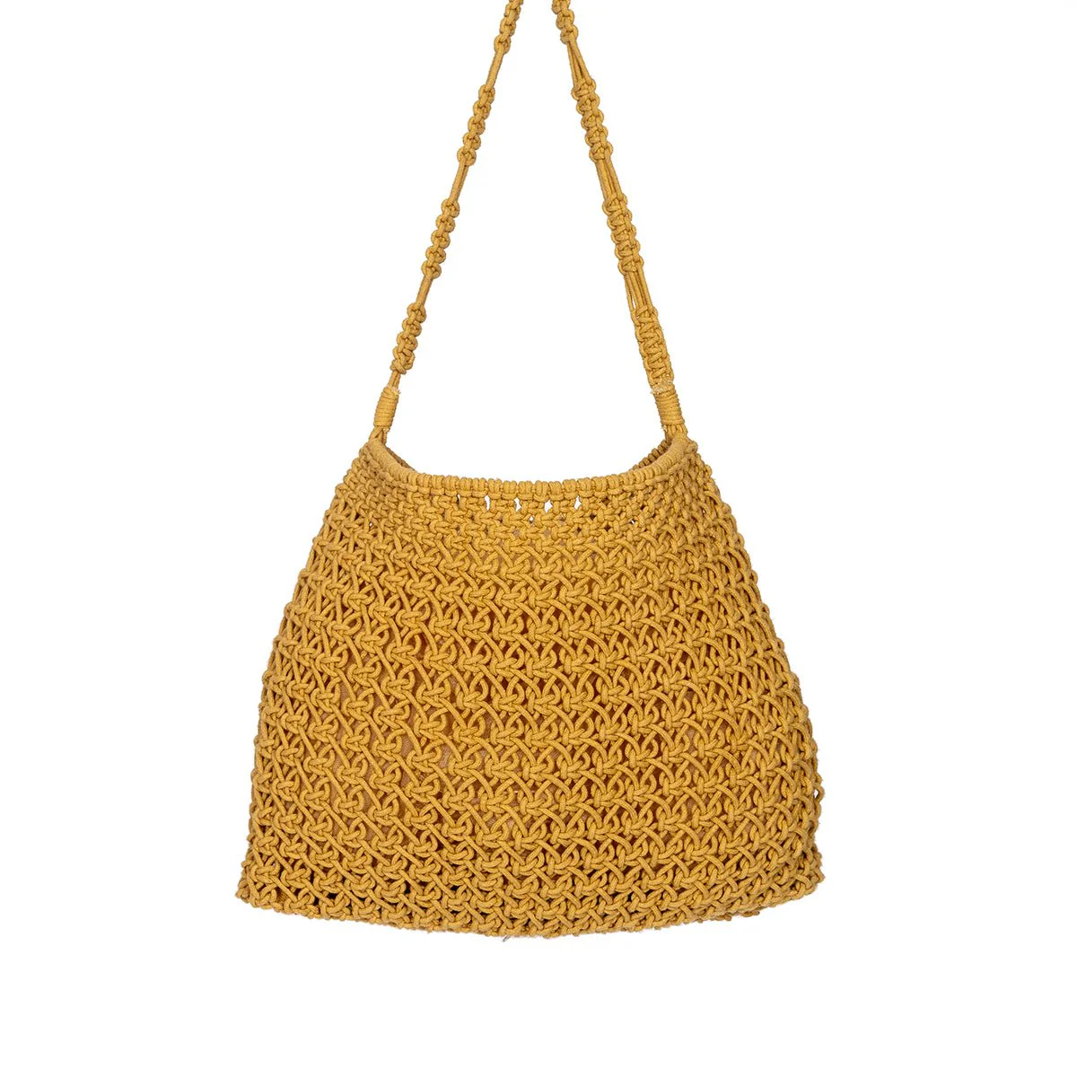 Tottaly Classic Hand-Knotted Tote | Artisan Handmade Carry Bag - Image 2