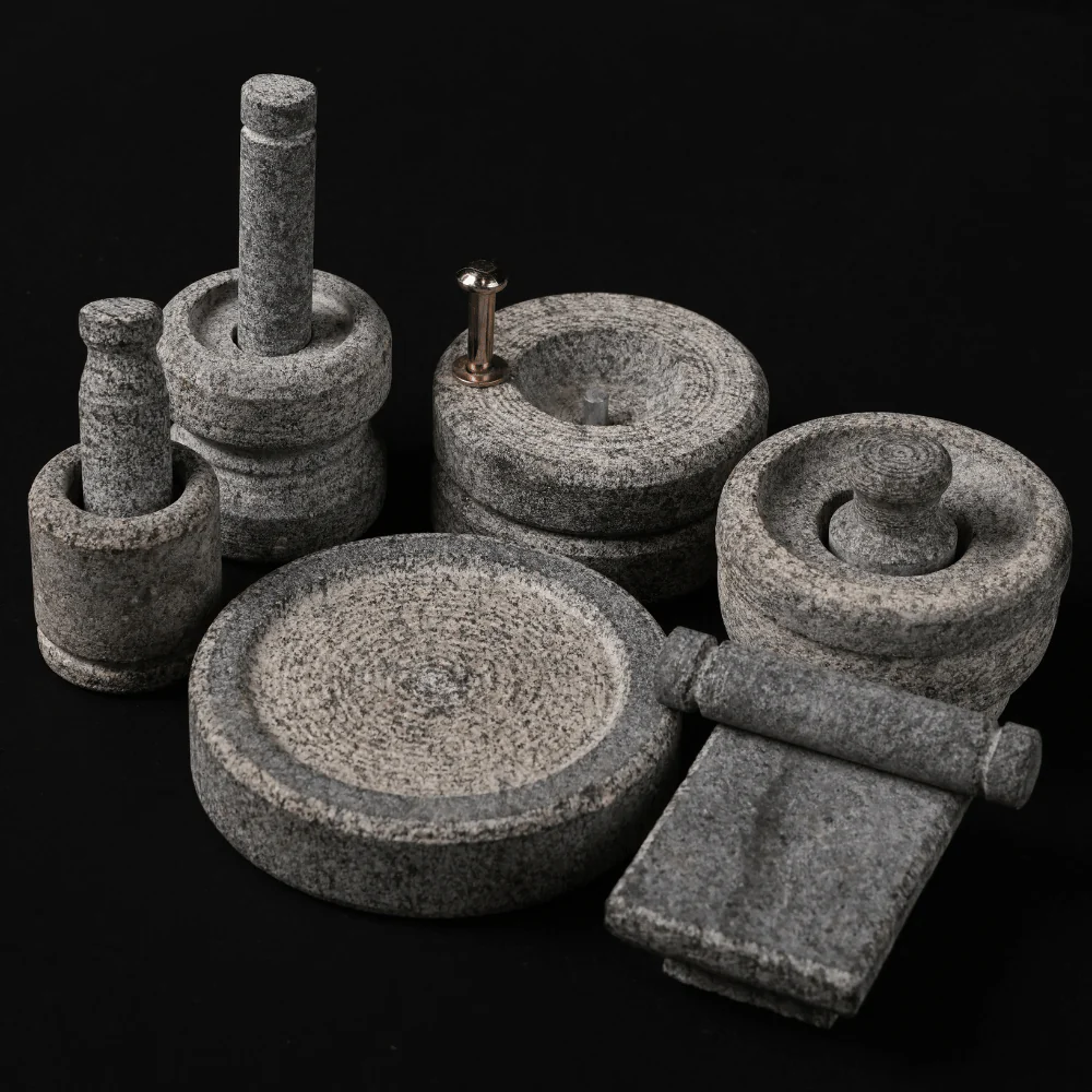 Traditional Handmade Vastu Pooja Set with Free Manjal Stone - Image 2