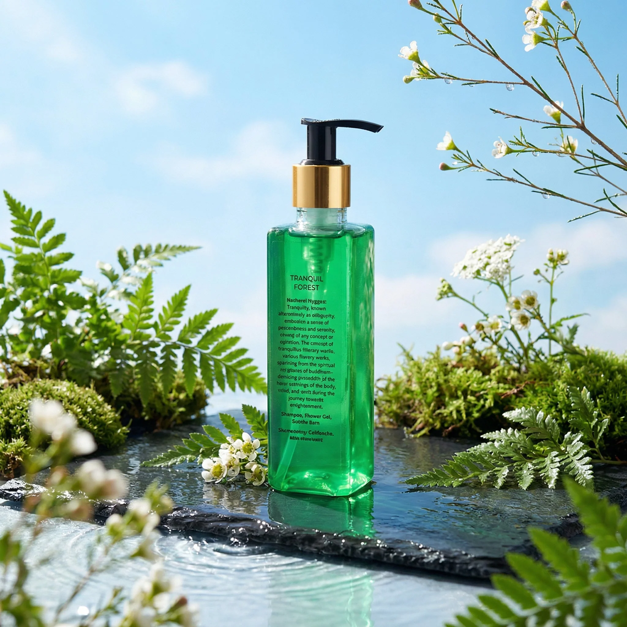 Tranquil Forest Shower Gel Refreshing Herbal Body Wash