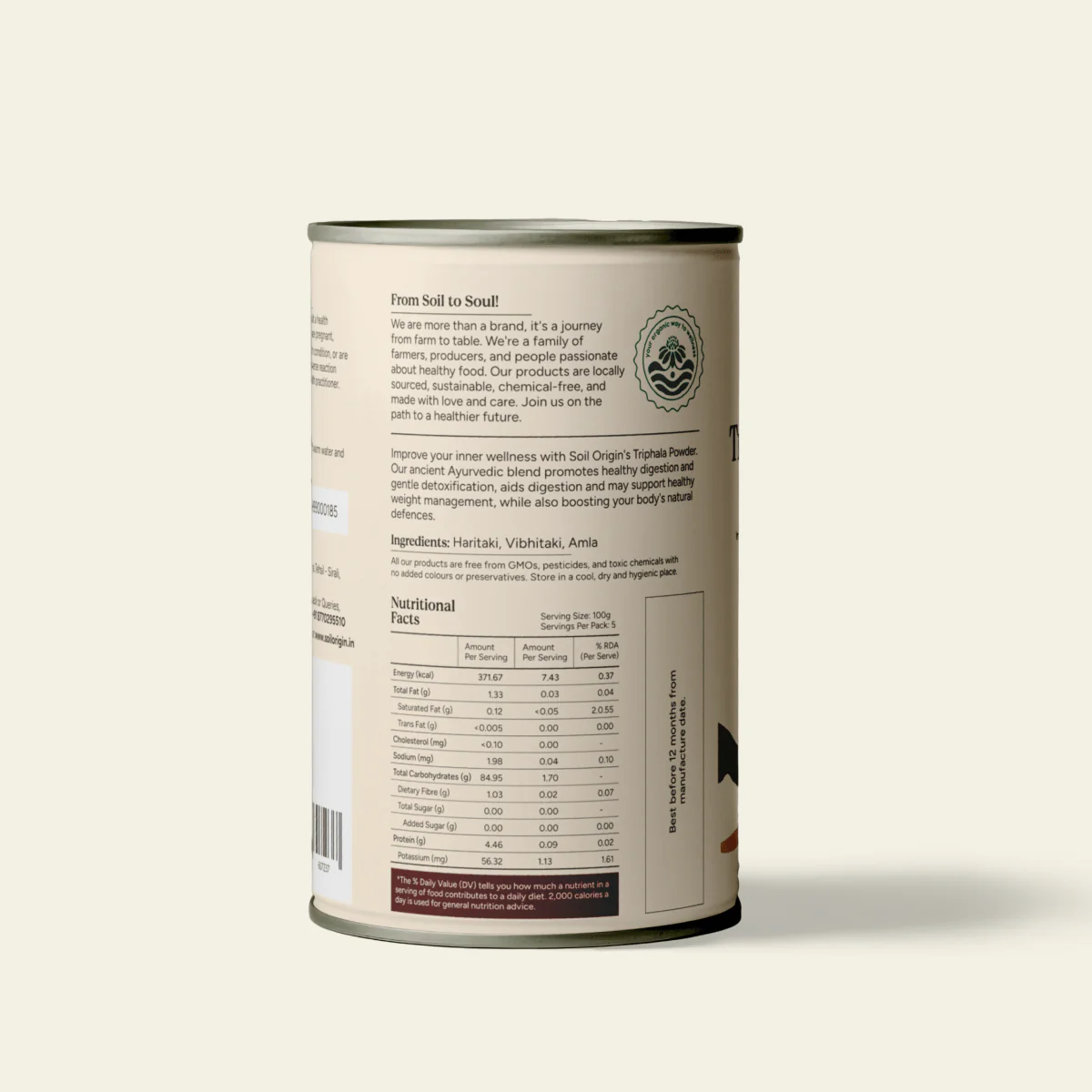 Triphala Powder | Gut Health | 100g - Image 2