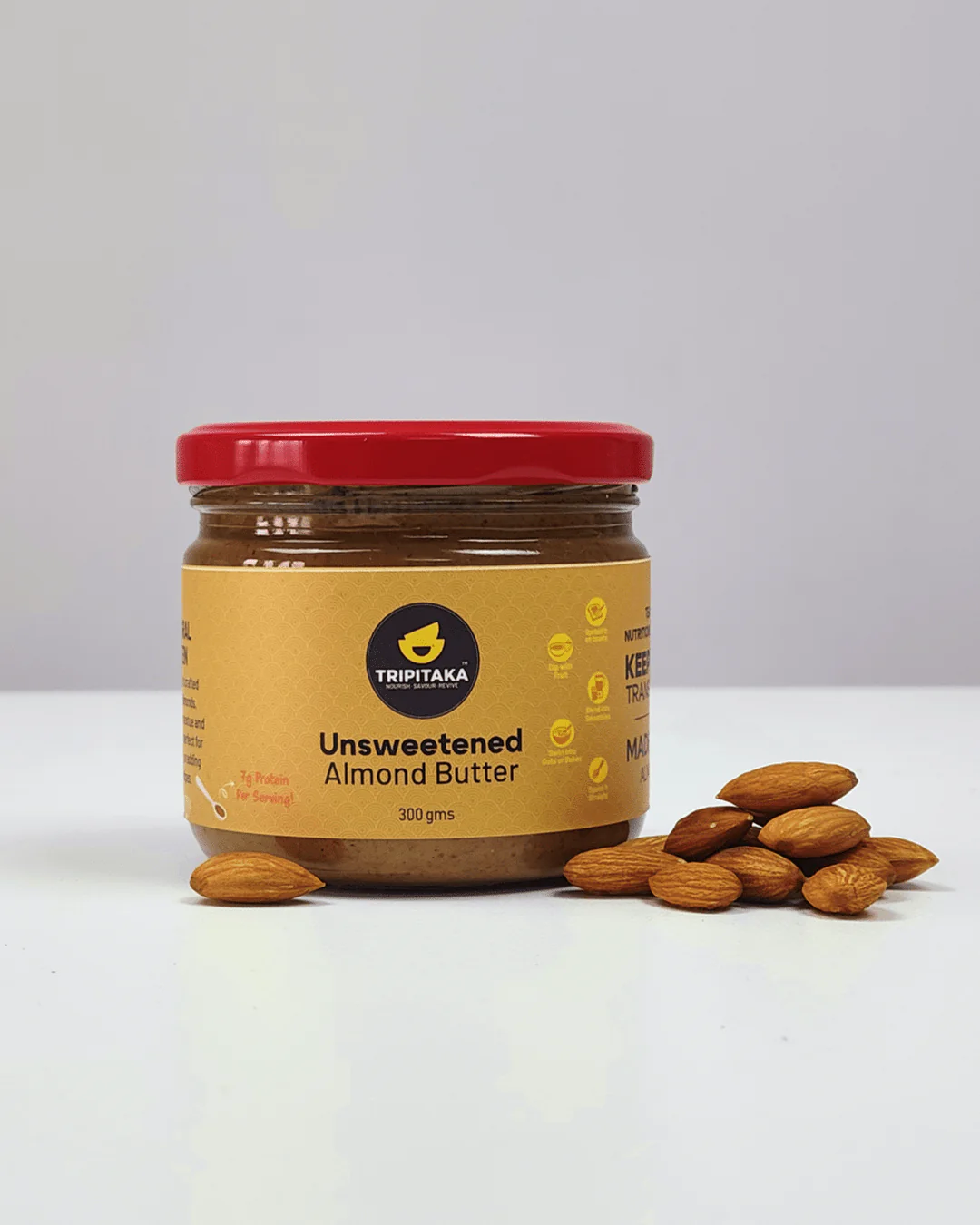 Almond Butter | Creamy & Natural | Roasted Almonds | 300gm - Image 2