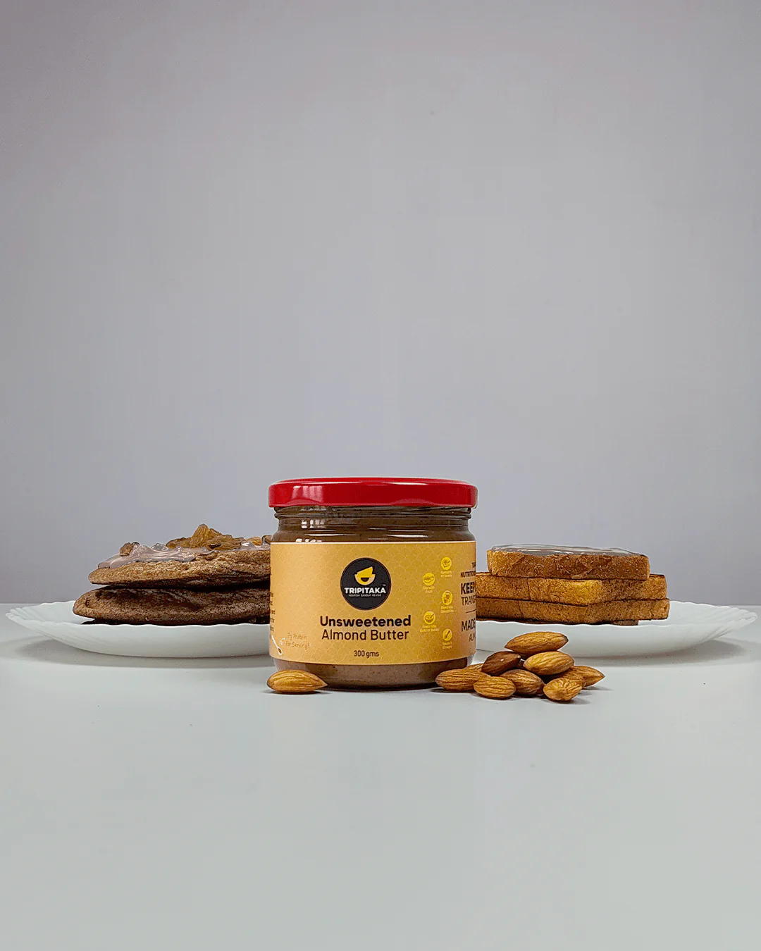 Almond Butter | Creamy & Natural | Roasted Almonds | 300gm - Image 3