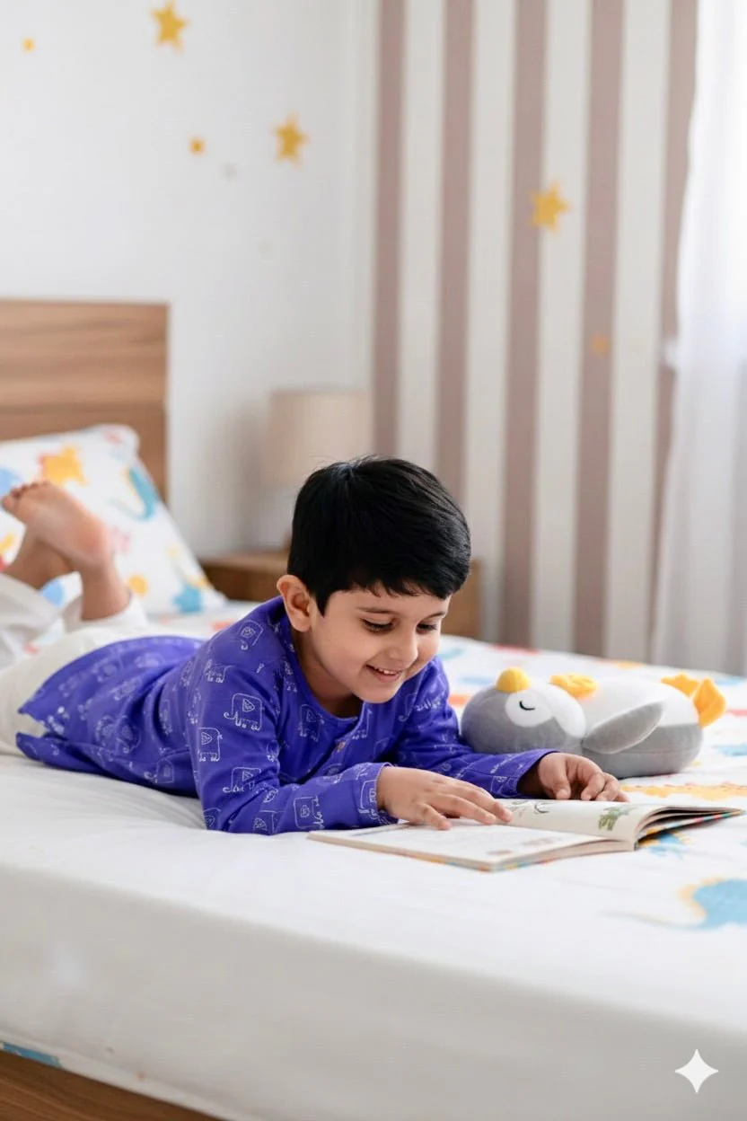 100% Cotton Trunk Tales Kids Kurta & Pants Set - Image 8