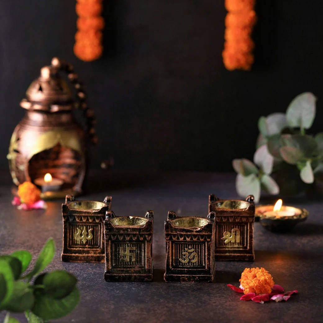 Tulsi Set – Handmade Religious Decor - Image 2