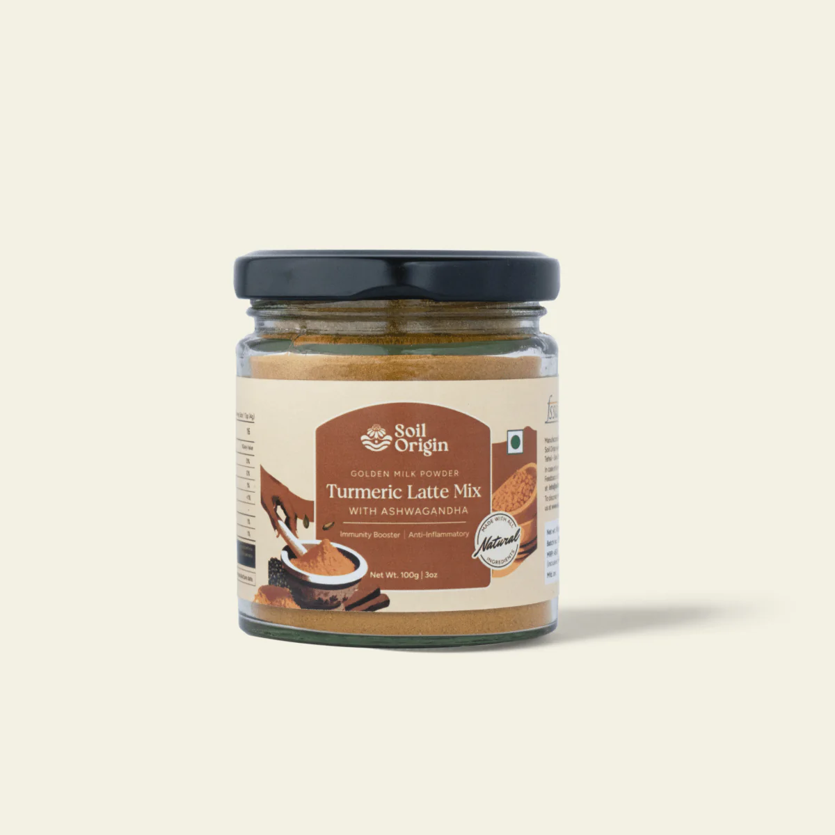 Turmeric Latte Mix | With Ashwagandha | Antioxidants | 100g
