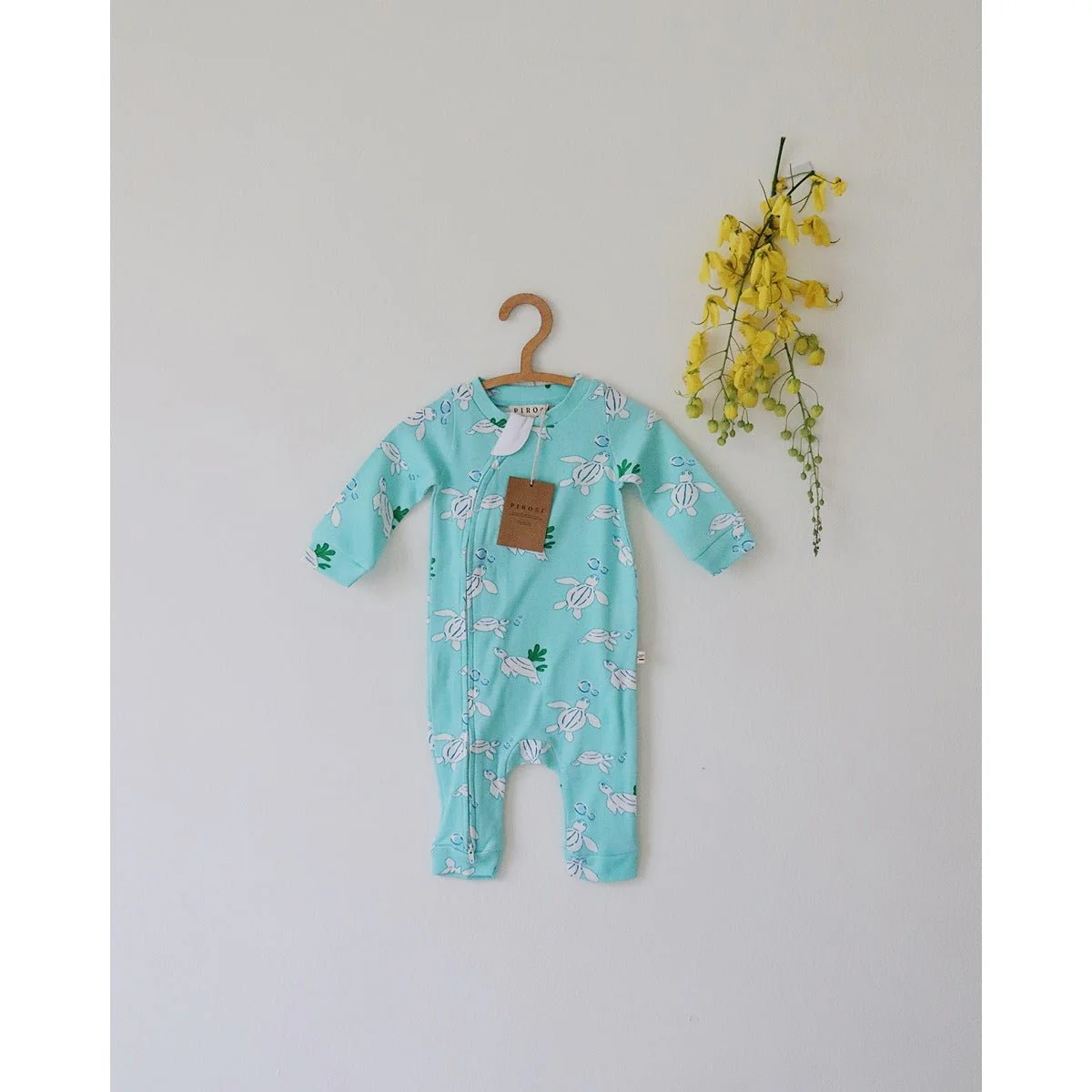 Turtles Newborn Bodysuit – Organic Cotton Baby Essential - Image 5