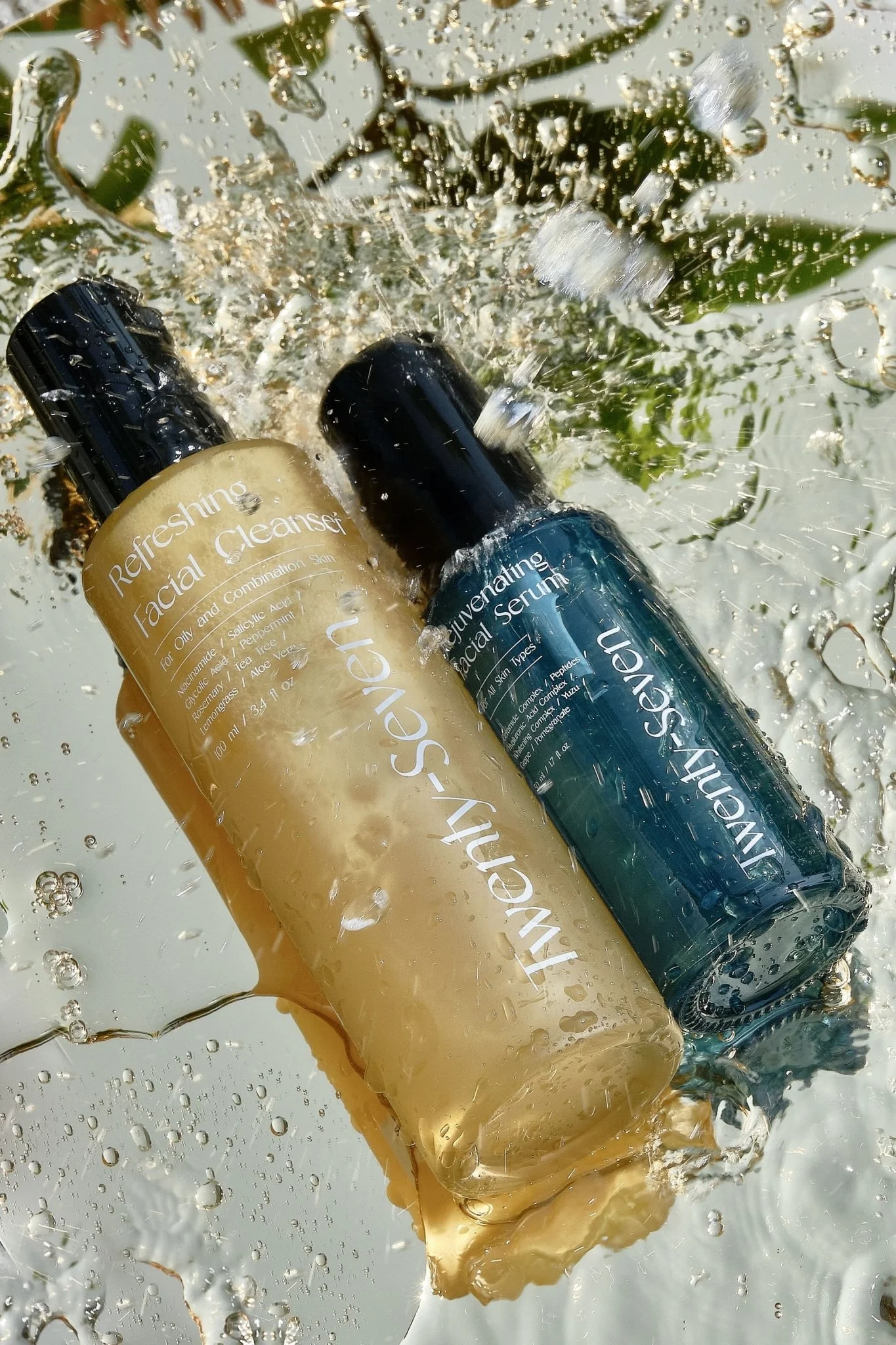 Essential Skincare Bundle Infused Cleanser & Serum For Daily Glow