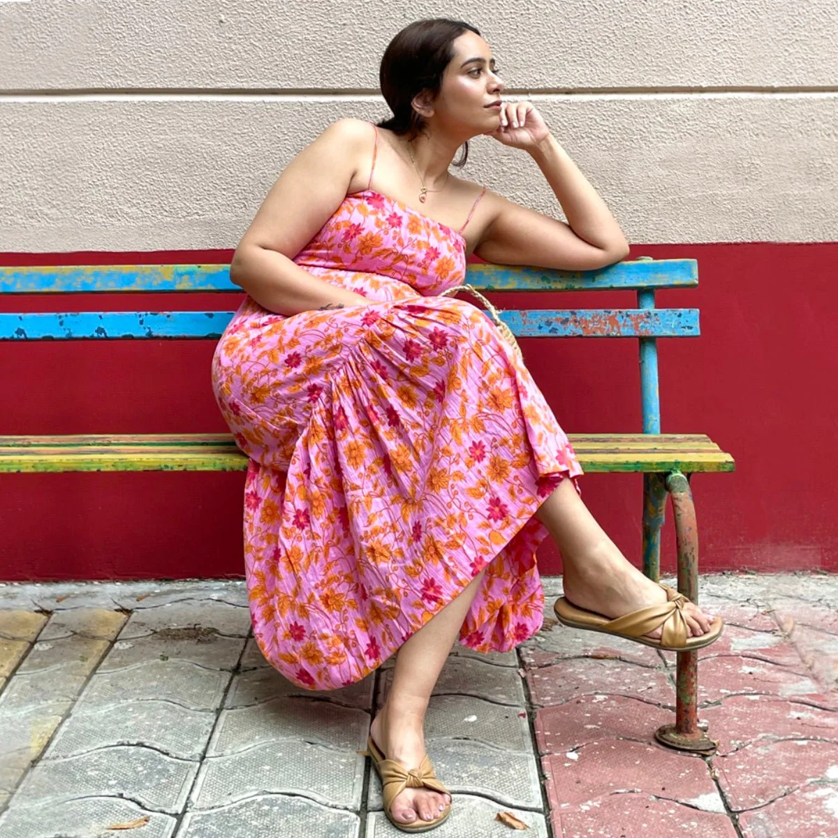 Twyla Dress – Cotton Midi Dress for Women - Image 2
