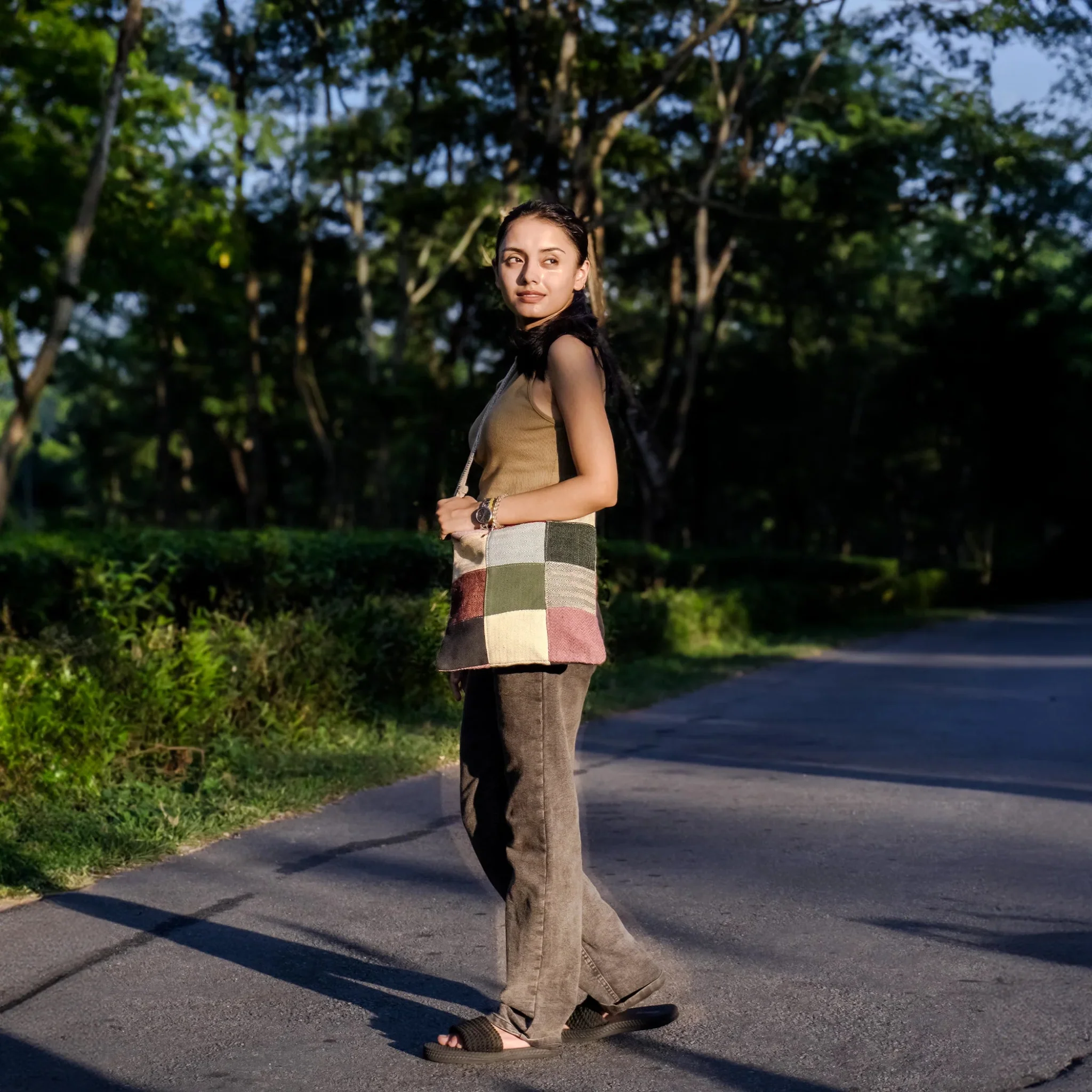 Ukiyo Crossbody Tote | Sustainable Everyday Tote Bag | Minimal Utility - Image 15