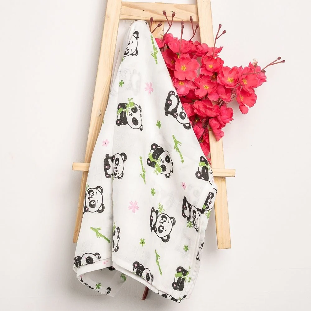 Ultra-Soft Muslin Baby Swaddle -Set of 5 | GOTS Certified - Image 5