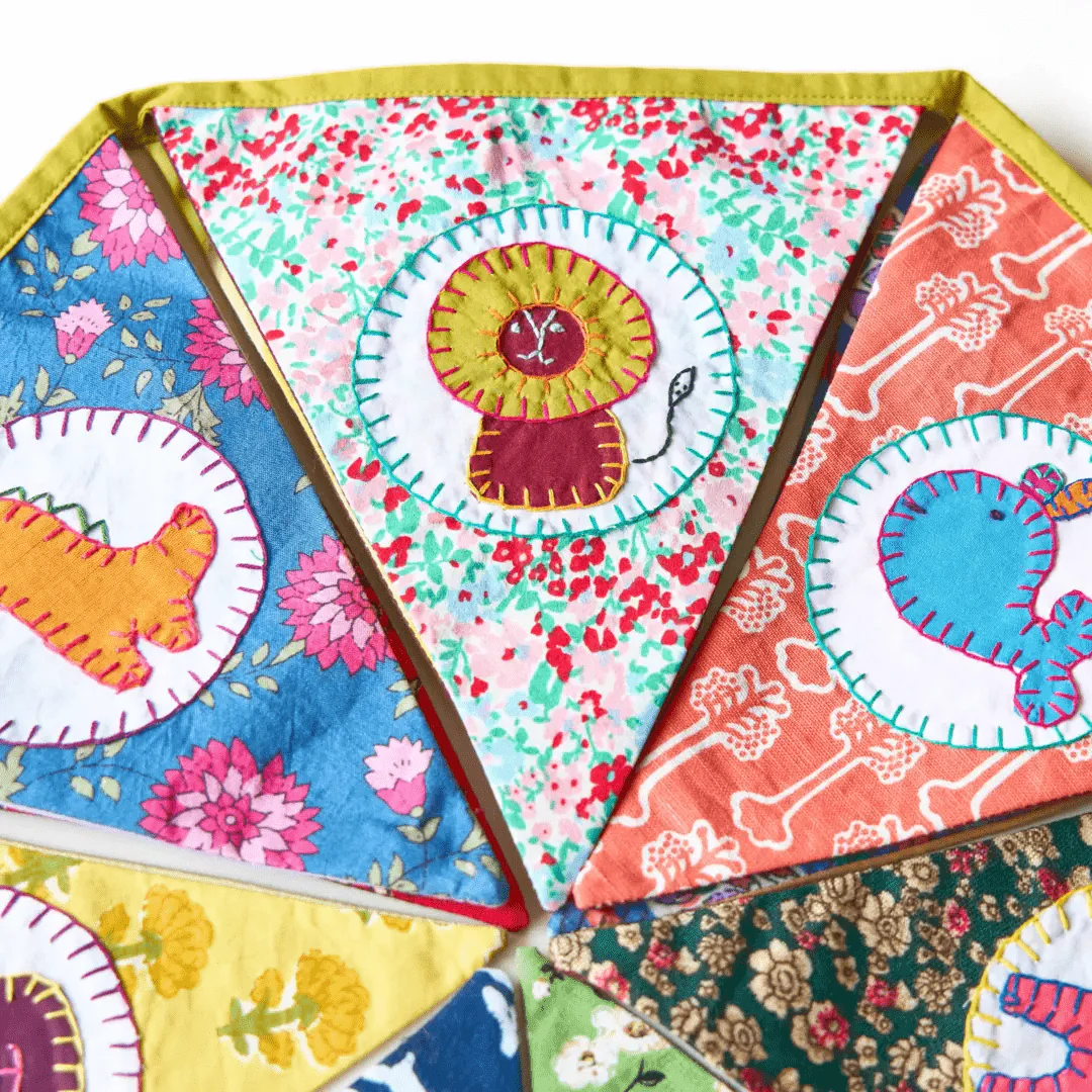 Upcycled Animal Banner Bunting - Image 5