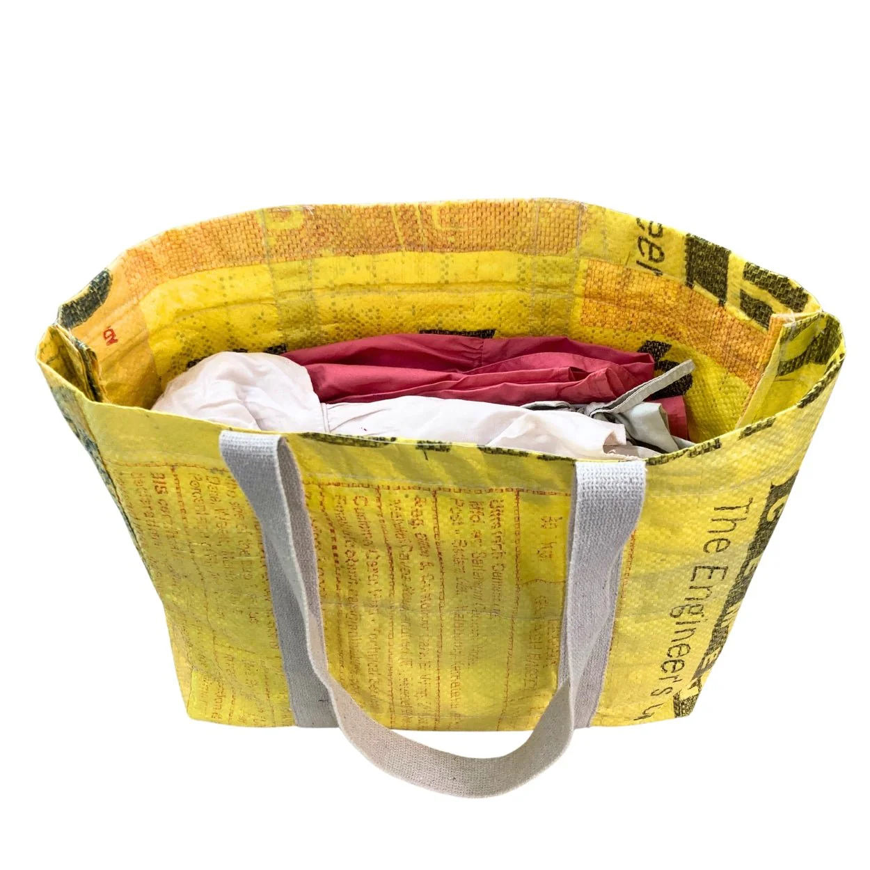 Upcycled Cement Tote Bag | Recycled Cement Sack Tote - Image 3