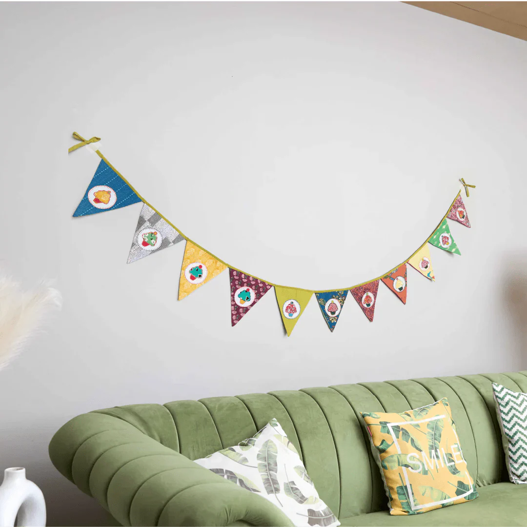 Upcycled Cupcake Banner Bunting - Image 3