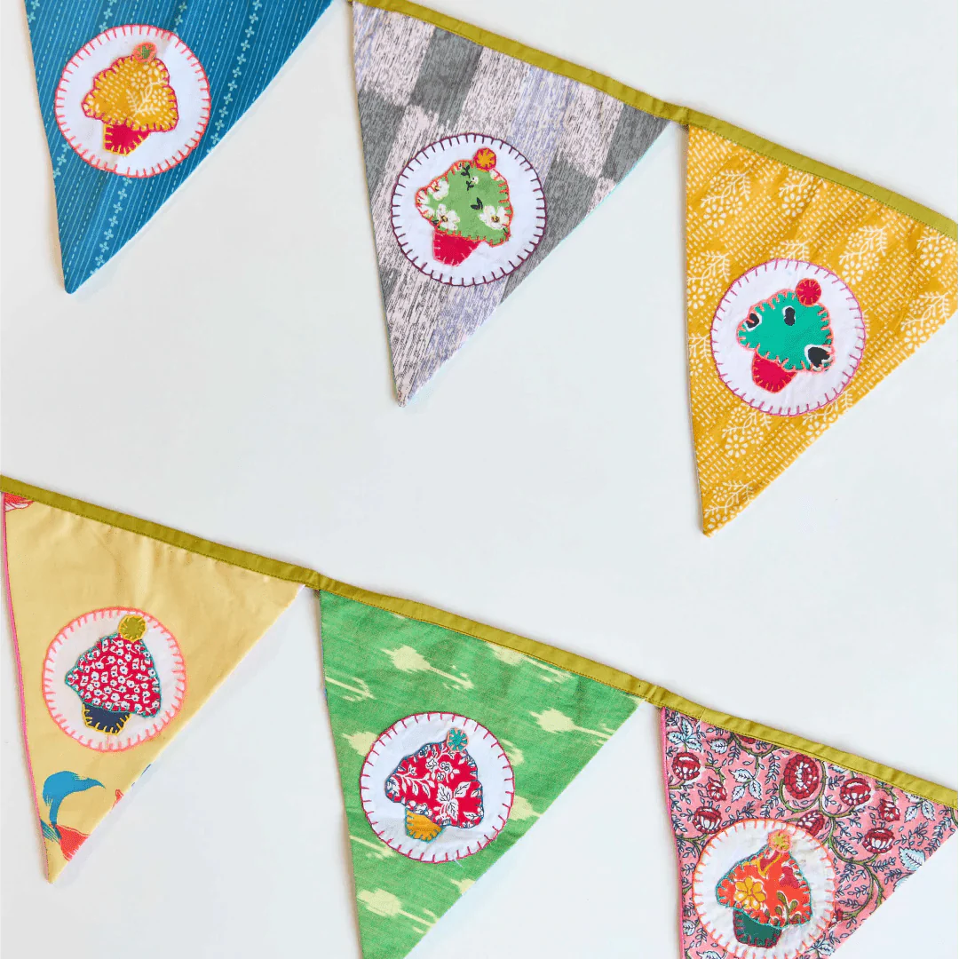 Upcycled Cupcake Banner Bunting - Image 6
