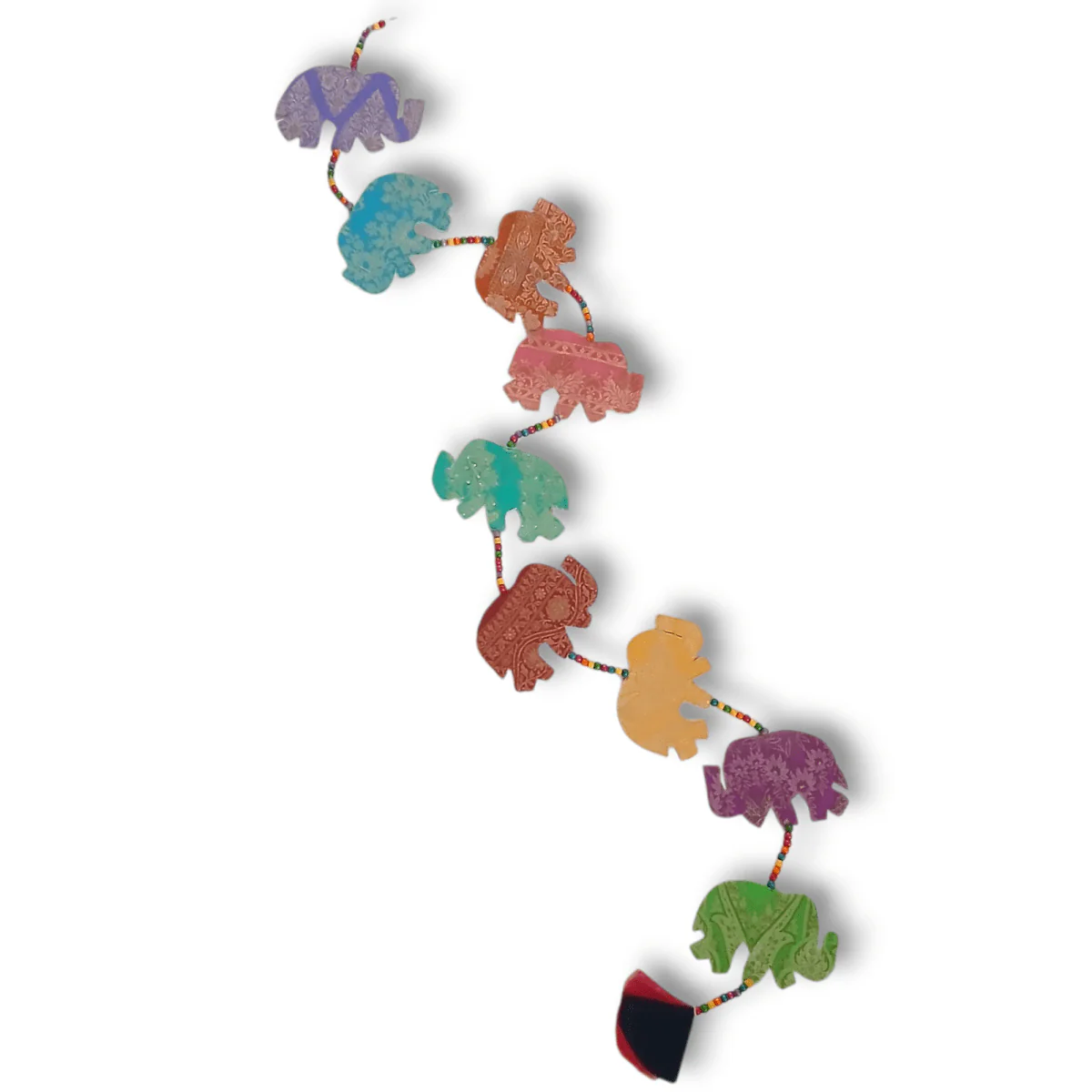 Upcycled Elephant Festive String - Image 6