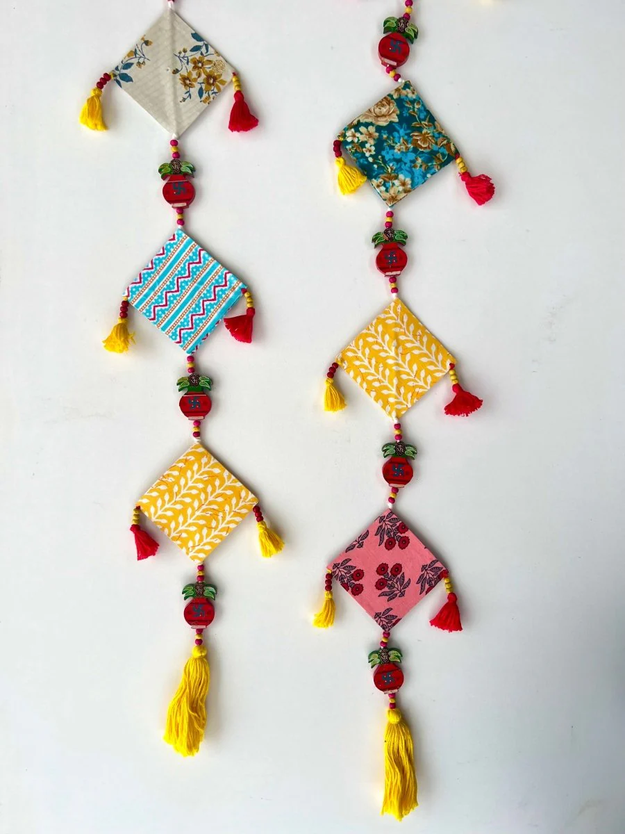 Upcycled Fabric Wall Hangings - Image 2