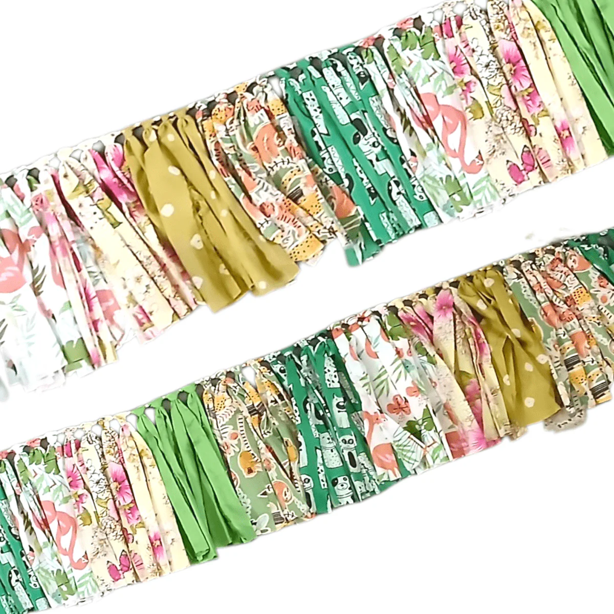 Upcycled Green Fringes - Image 2