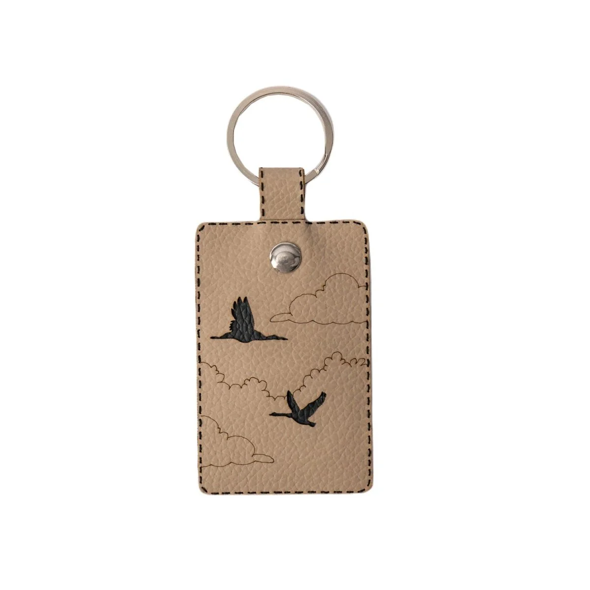 Upcycled Handmade Bird Key Chain