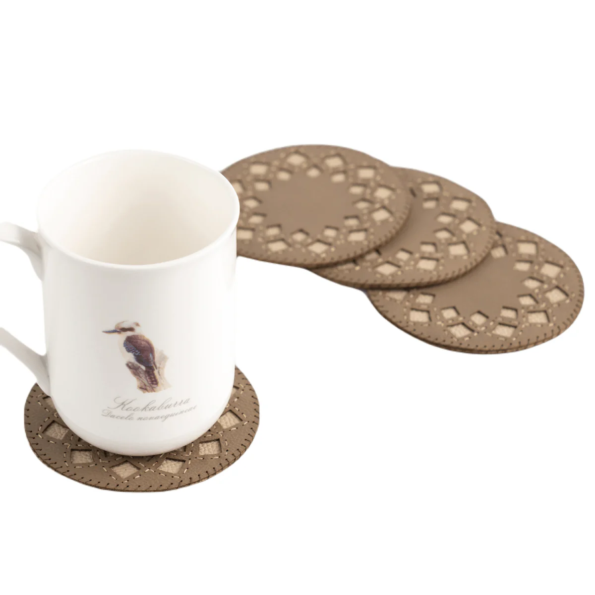 Upcycled Handmade Coasters (Set of 4) - Image 2