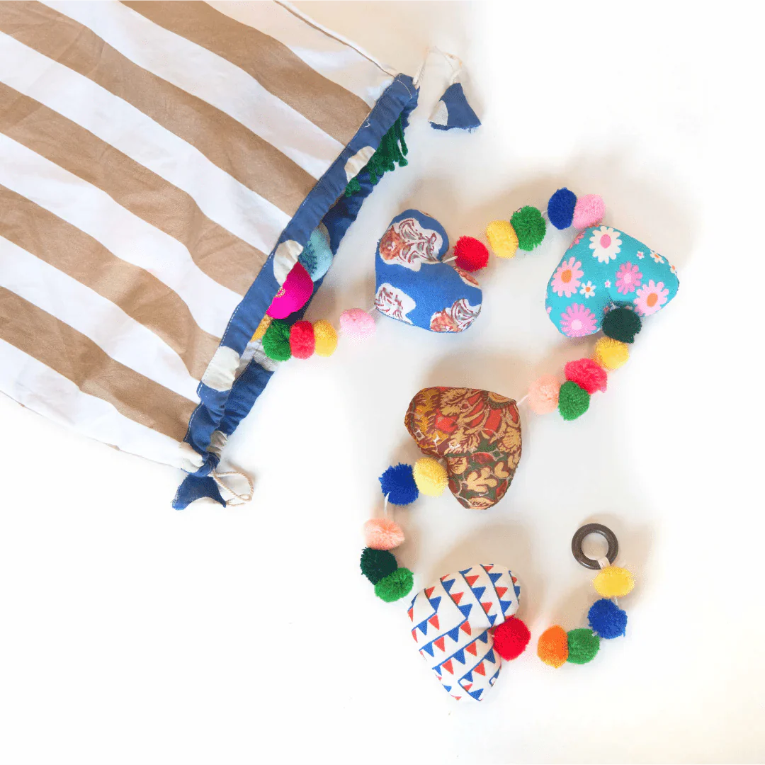 Upcycled Hearty Pom Pom String - Image 2