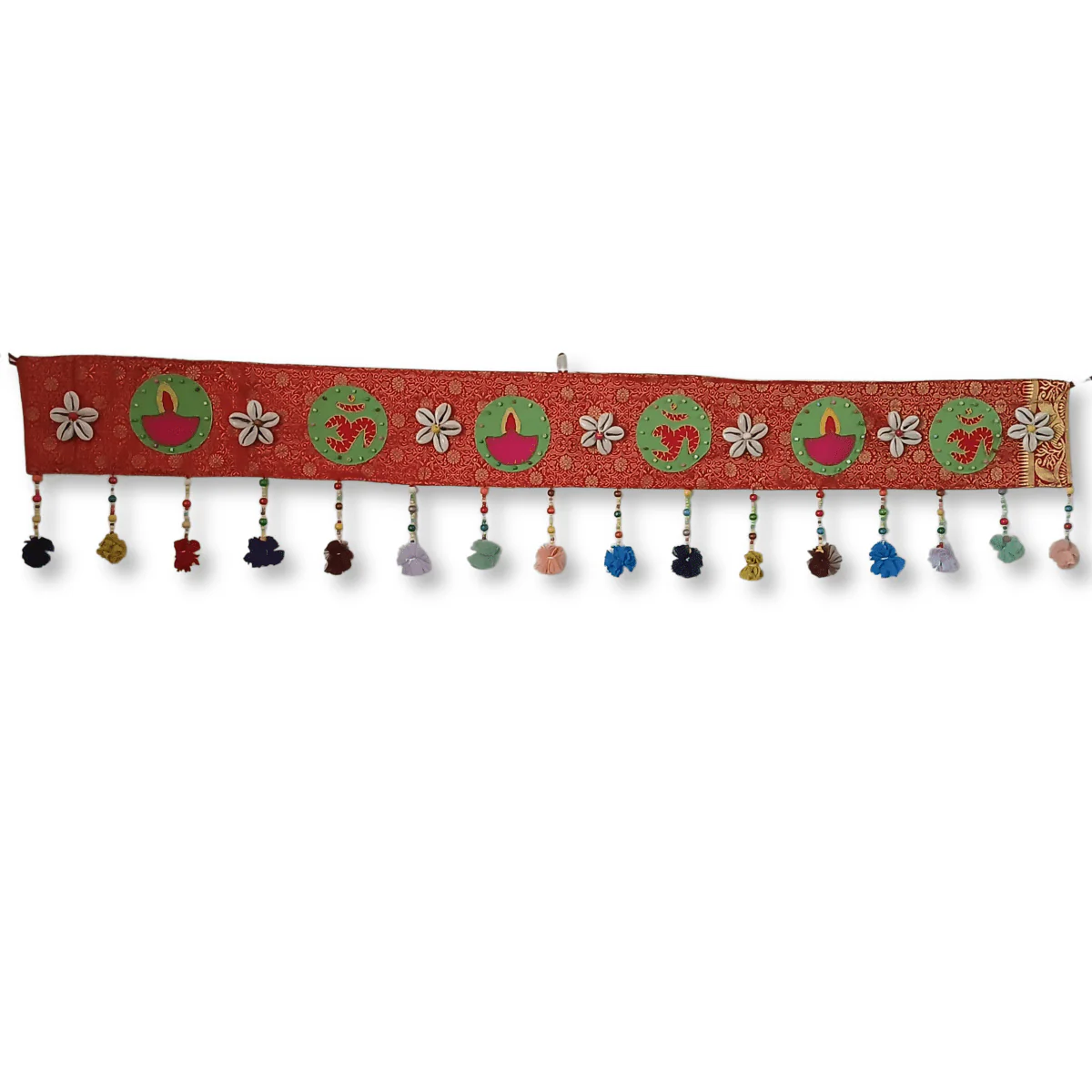 Upcycled Om-Diya Diwali Toran Bandhanvar