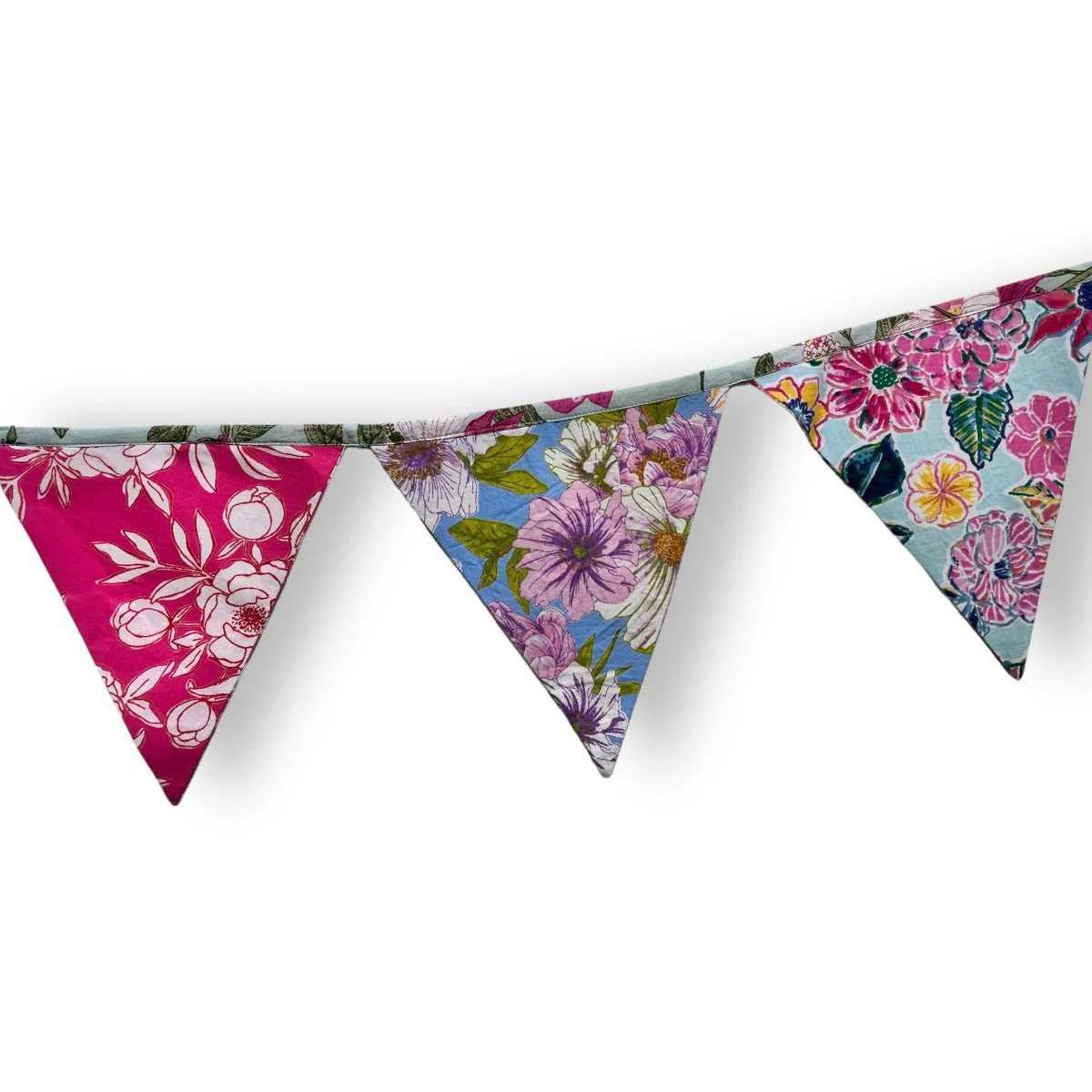 Upcycled Pastel Banner Bunting - Image 3