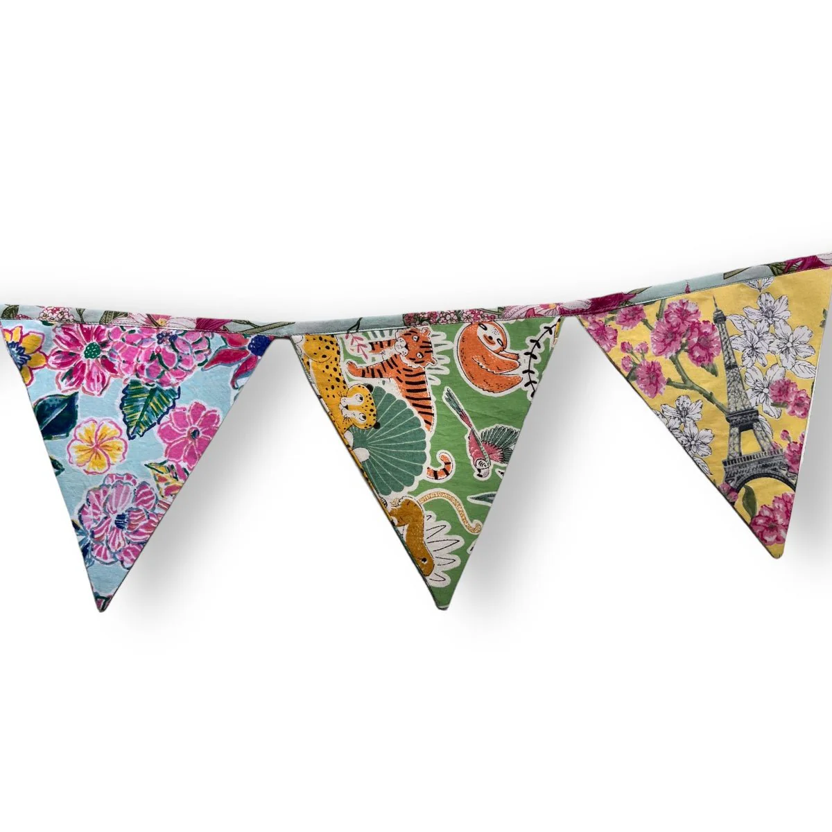 Upcycled Pastel Banner Bunting - Image 4