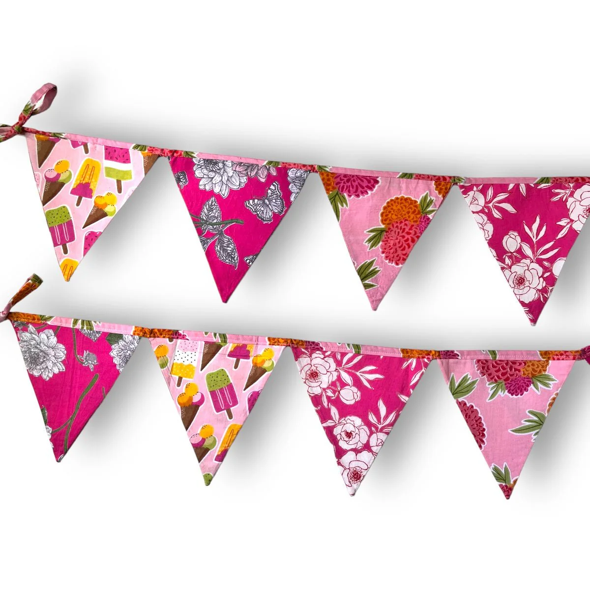 Upcycled Pink Bunting - Image 6