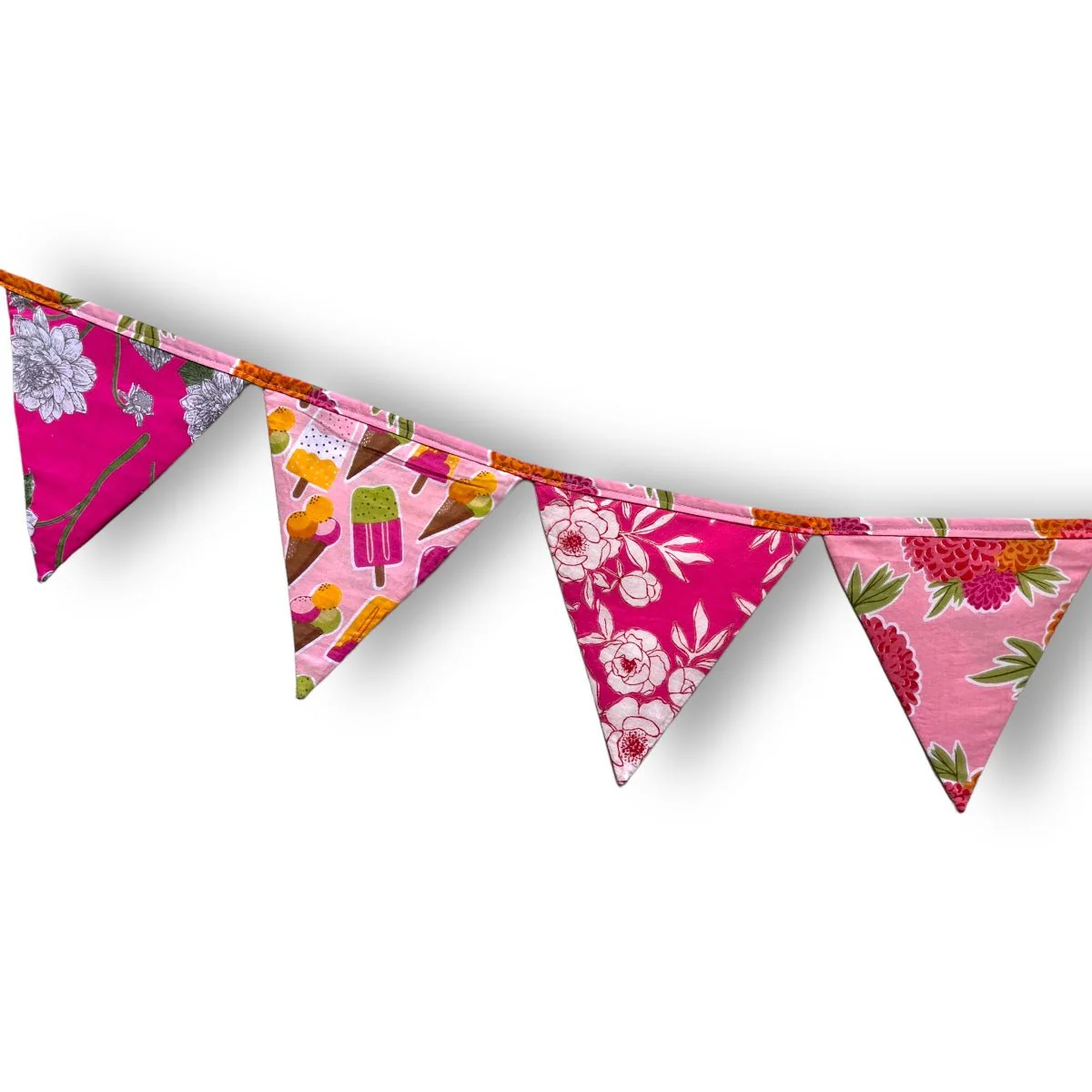Upcycled Pink Bunting - Image 7