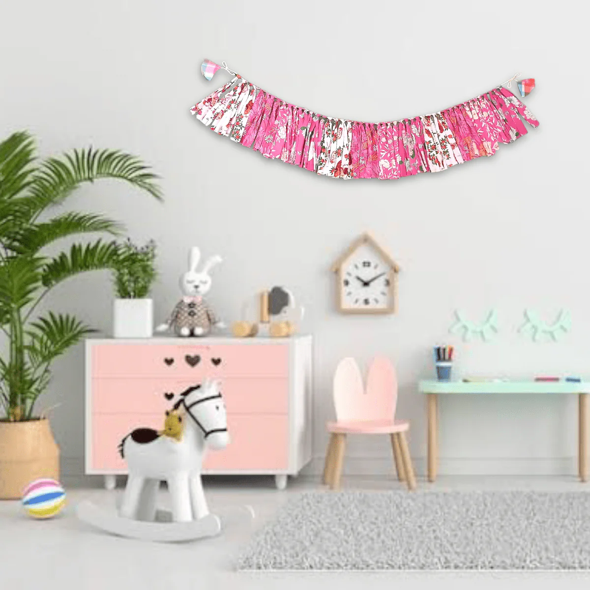 Upcycled Pink Fringes - Image 2