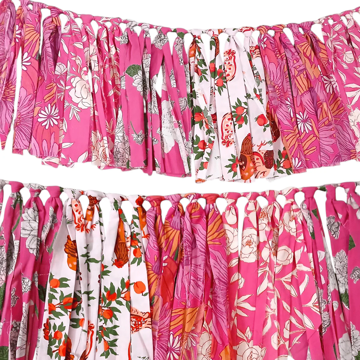 Upcycled Pink Fringes - Image 4