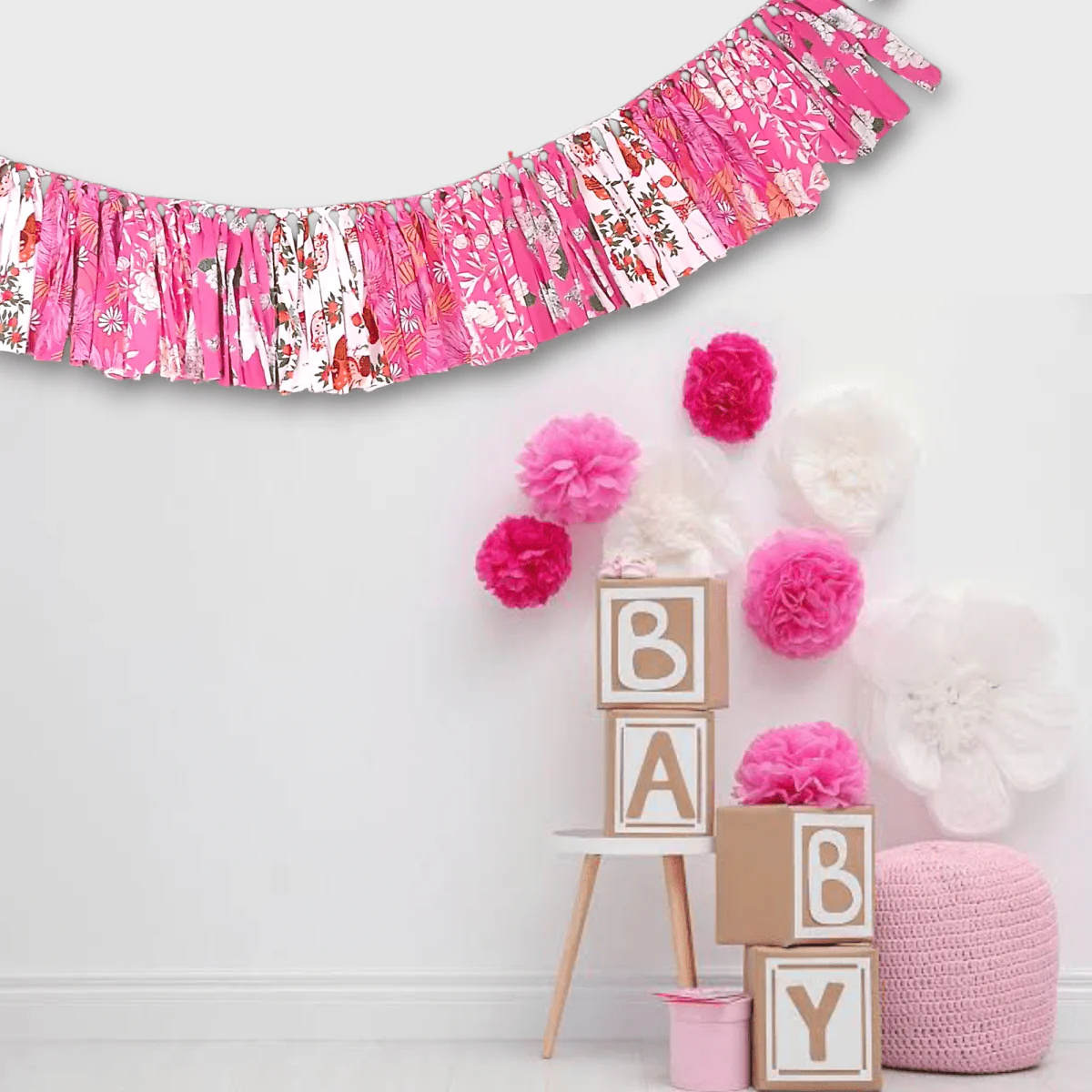 Upcycled Pink Fringes - Image 8