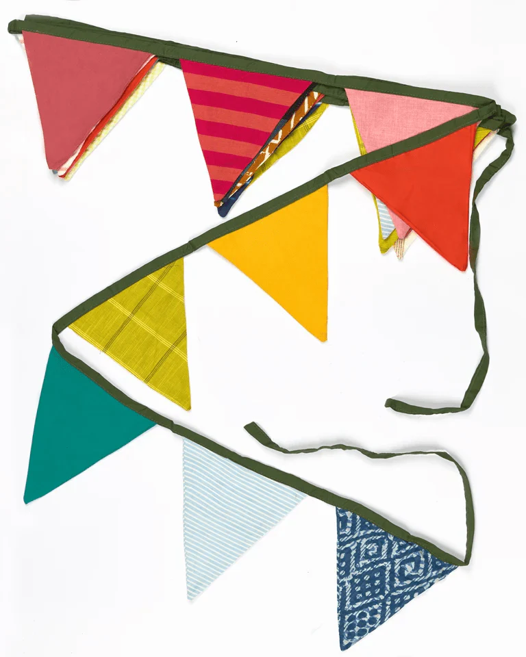 Upcycled Rainbow Bunting - Image 7