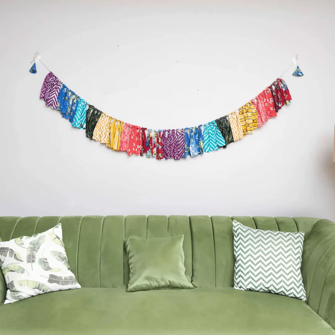 Upcycled Rainbow Fringes