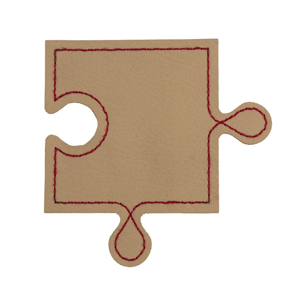 Upcycled, Stain-Free and Handwoven Puzzle Coasters (Set of 4) - Image 3