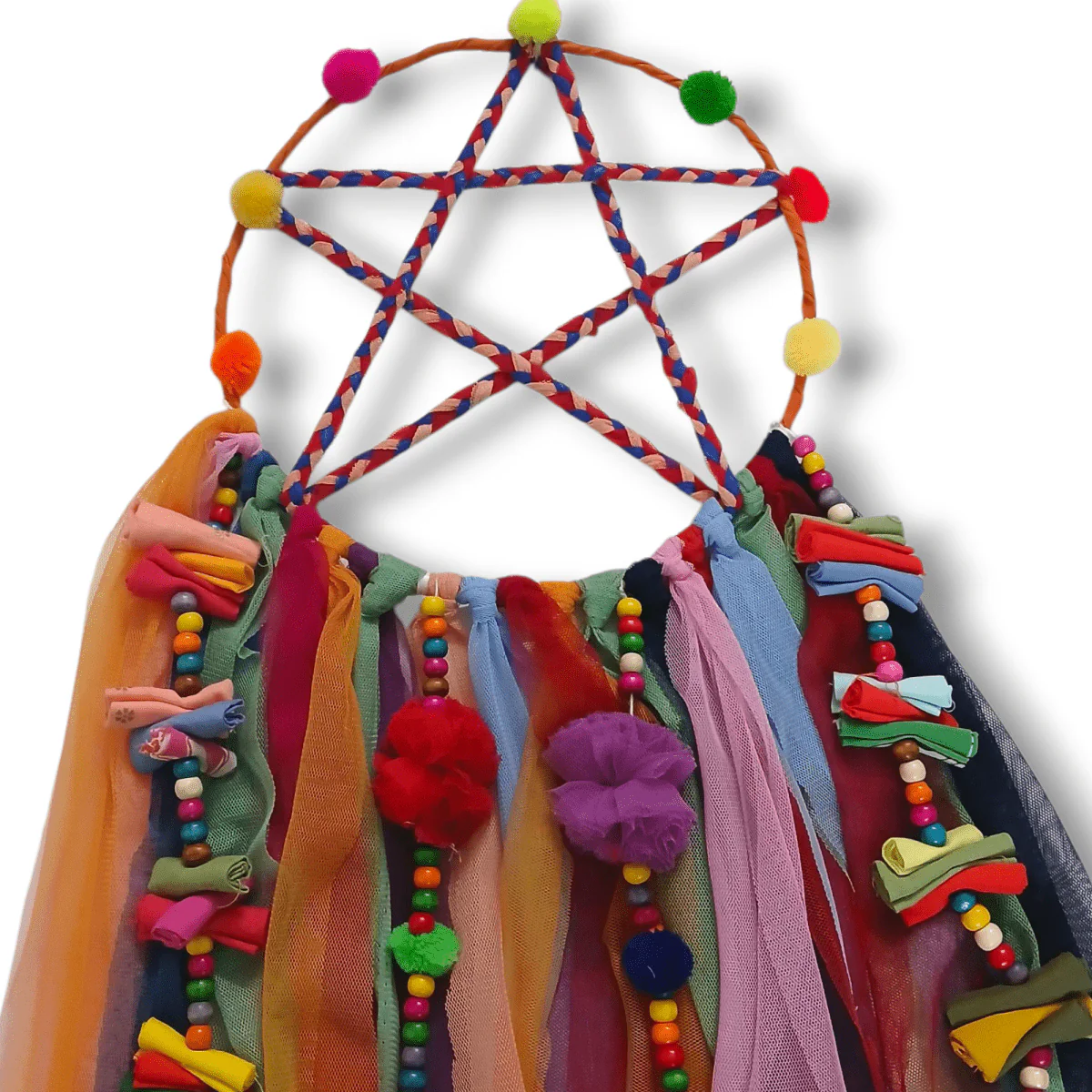 Upcycled Star Dreamcatcher - Image 3