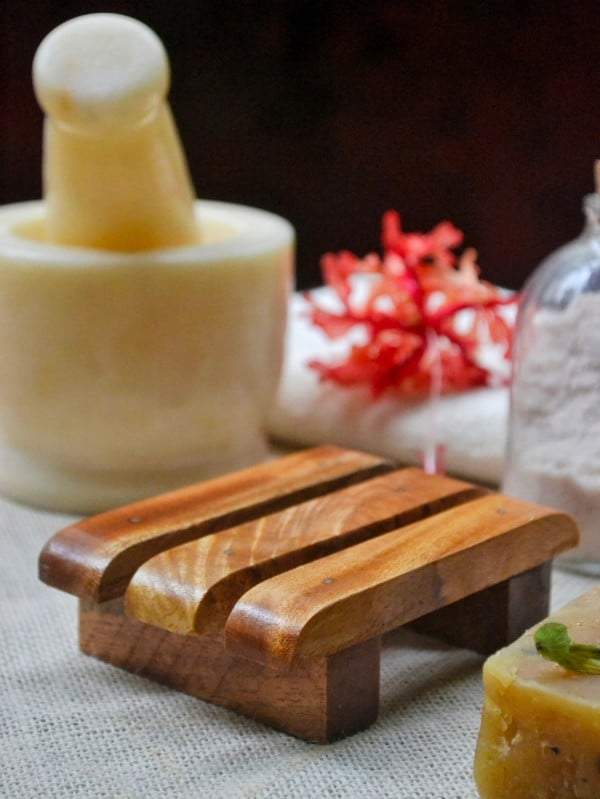 Upcycled Wooden Soap Dish - Pack of 2 - Image 4