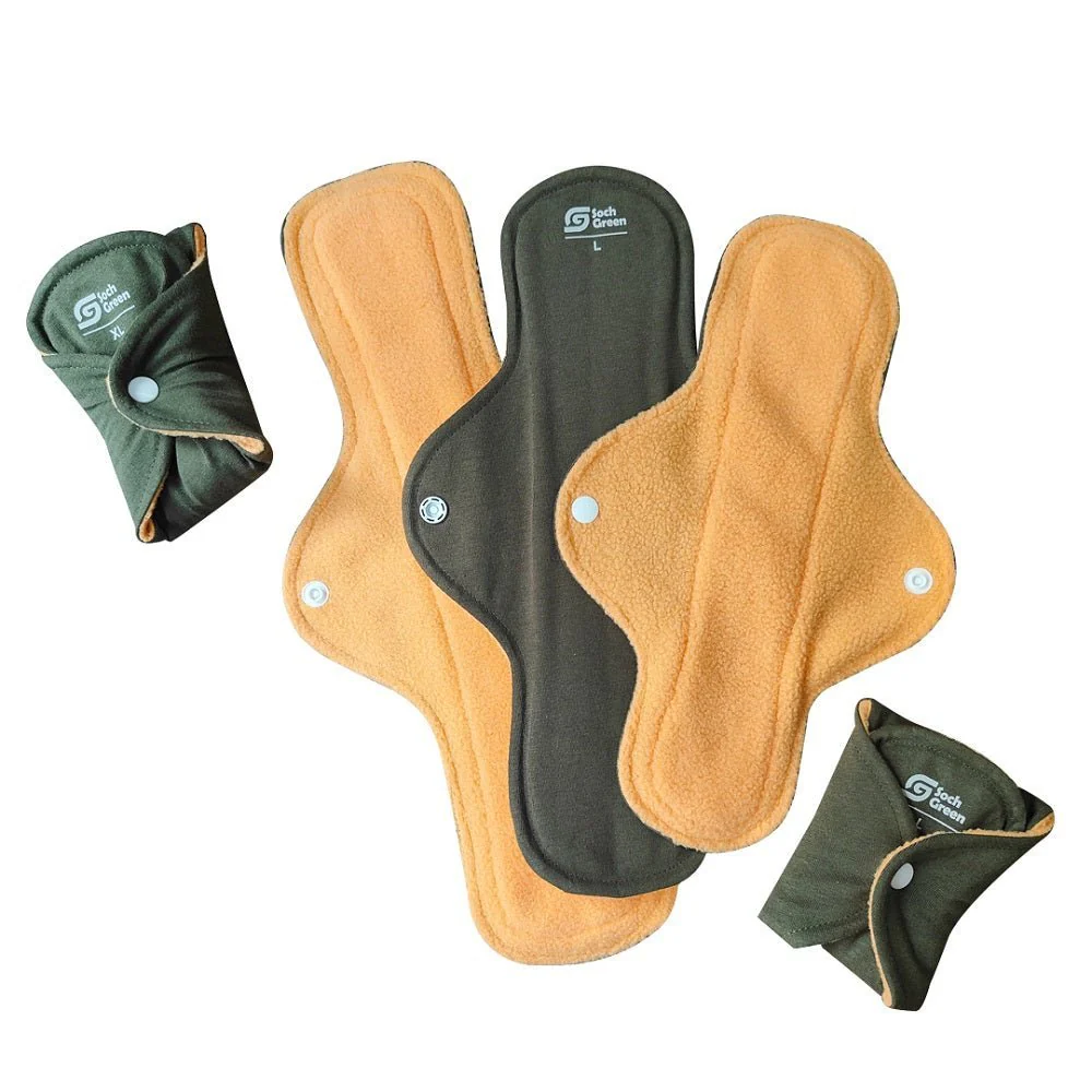 Urine Leak Reusable Cloth Pads (Quick Dry) (3 pcs) - Image 4