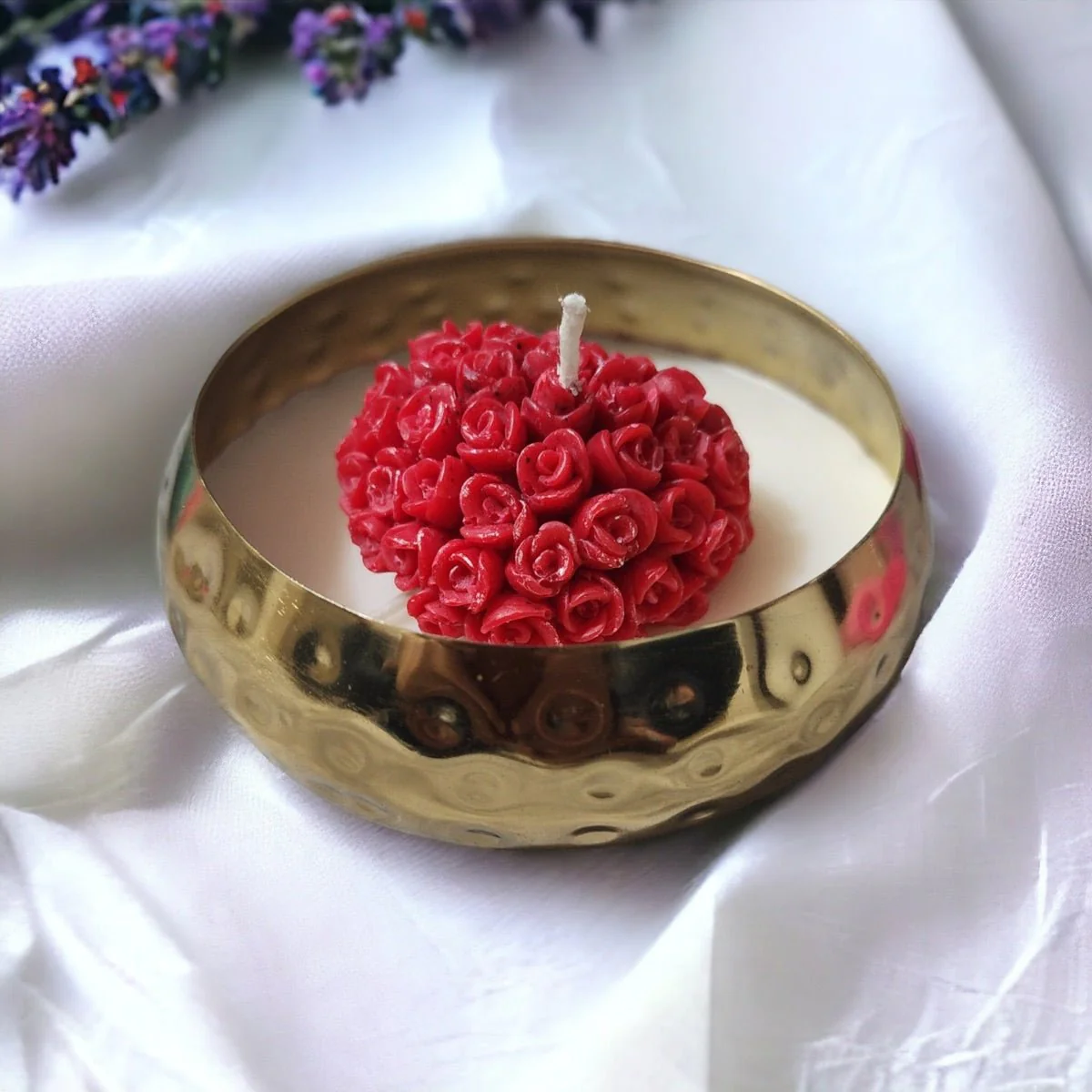 Urli Rose Heart Soy Wax Candle - Image 4