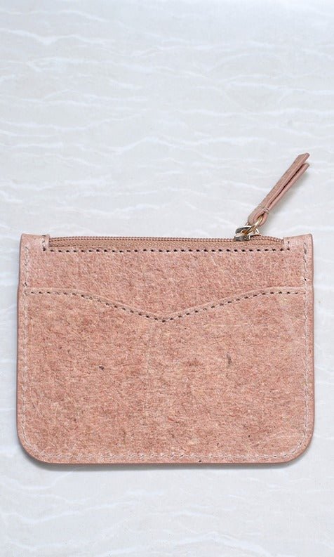 Vegan Pocket Card Holder | Coconut Leather Eco-Friendly Wallet - Image 3