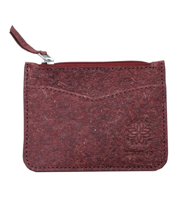 Vegan Pocket Card Holder | Coconut Leather Eco-Friendly Wallet - Image 5