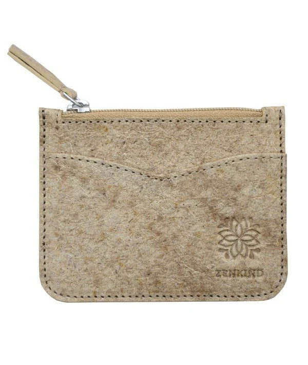 Vegan Pocket Card Holder | Coconut Leather Eco-Friendly Wallet - Image 6
