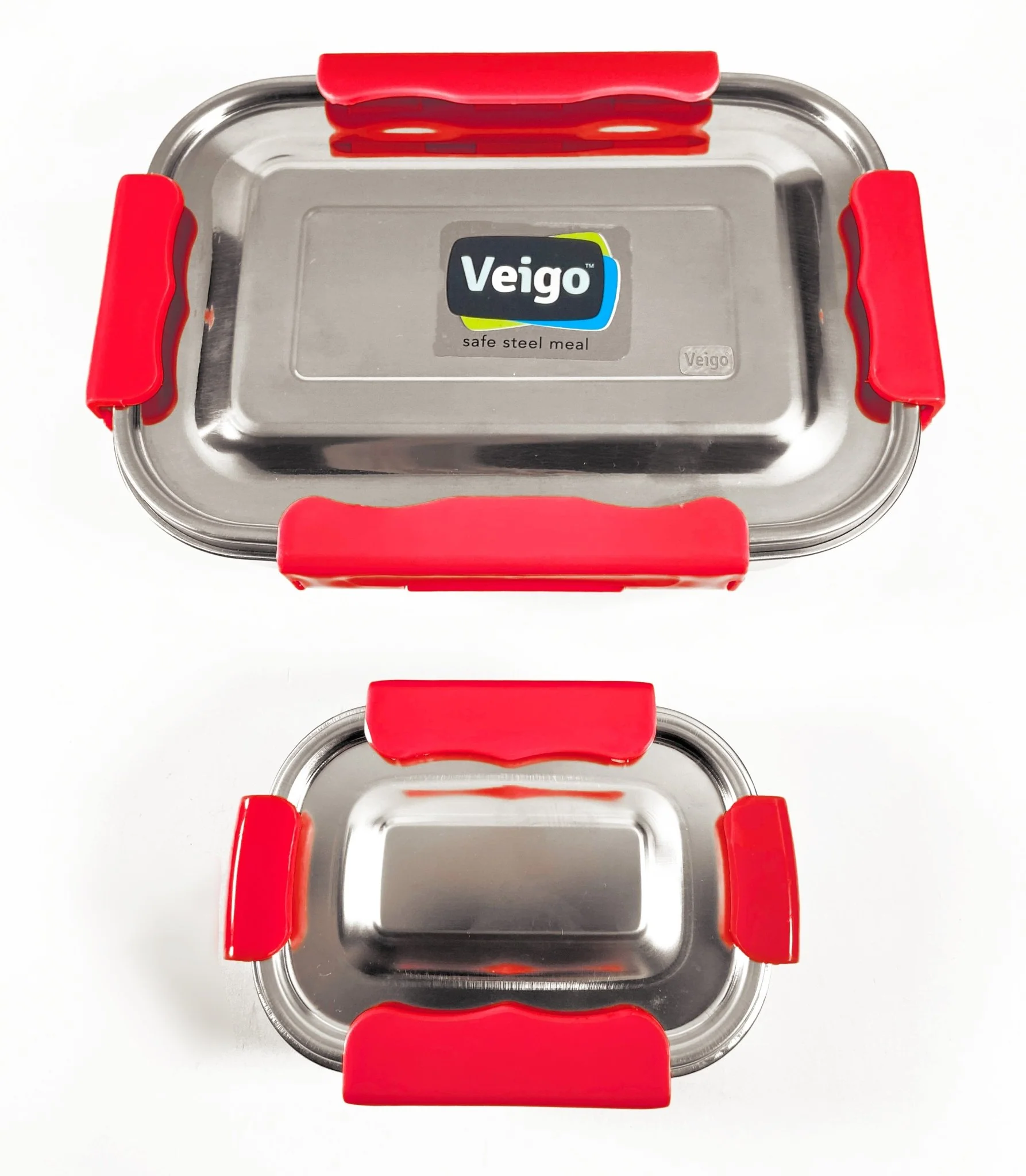 MaxoSteel Leakproof Jumbo Steel Lunch Box with Veg Box - Image 12