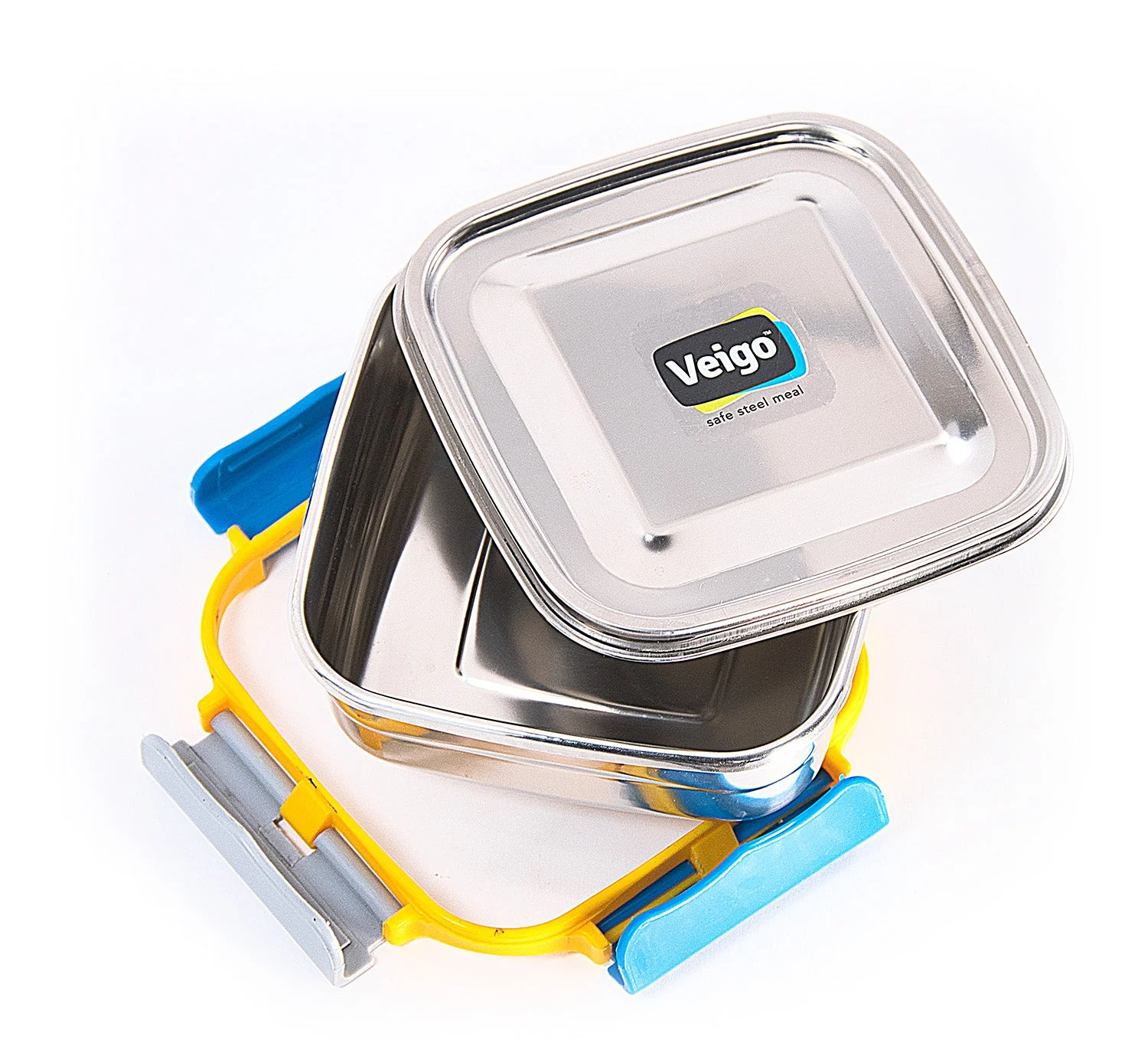 MaxoSteel Medium Steel Snack Box | Leakproof & Durable