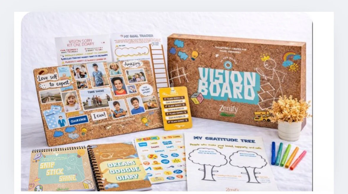Vision Board Kit for Kids | Creative Goal-Setting & Mindfulness Tool