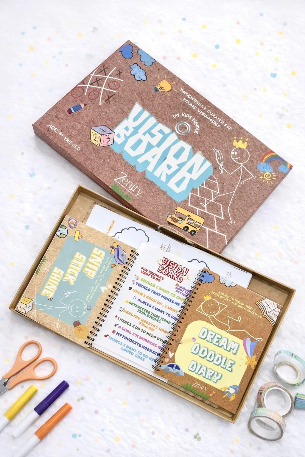 Vision Board Kit for Kids | Creative Goal-Setting & Mindfulness Tool - Image 3