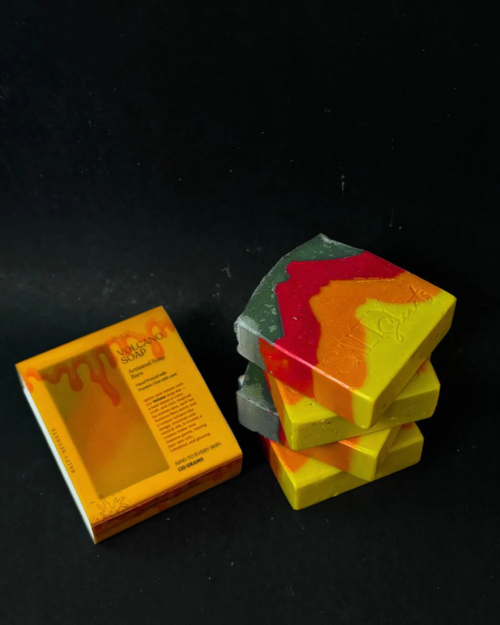 Volcano Bar Soap | Handmade Natural Bath Soap with Invigorating Scent